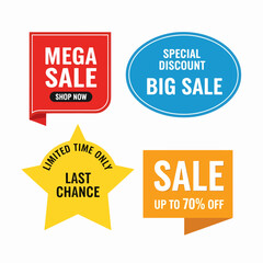 set of mega sale labels