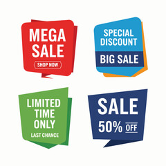 set of mega sale tags