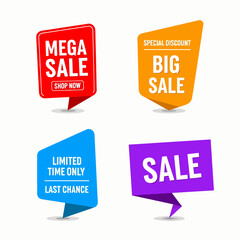 set of Mega sale labels