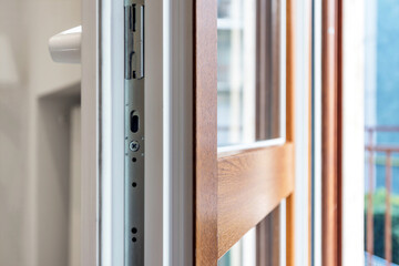 Aluminum and wooden window