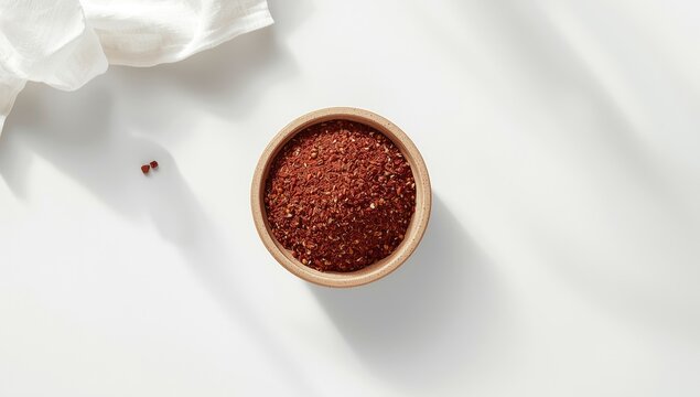 Aleppo pepper flakes in a bowl highlighting their role in culinary spice blends