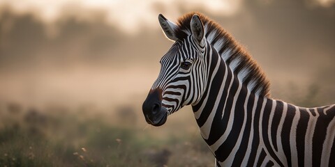 Close-up of zebra face, highlighting wildlife preservation efforts