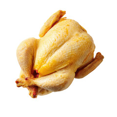 Whole chicken on transparent bg