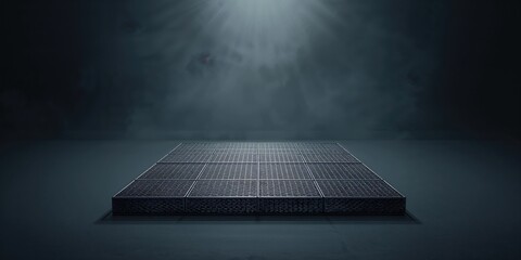 Steel mesh pattern serving as a durable background for interface design and visual layout