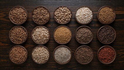 Bowl setup with cereal on a dark surface, designed for visual emphasis in food styling