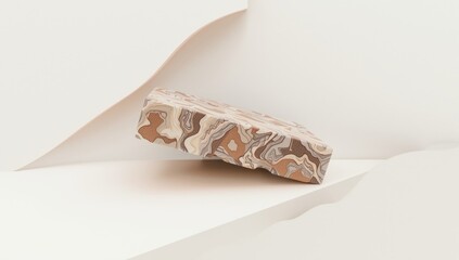 Rebonded foam material with a smooth, uniform appearance serving as a backdrop for editorial headers or UI elements, highlighting texture and resilience