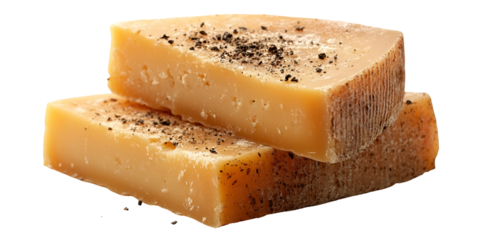 Stacked soap bars against transparent background