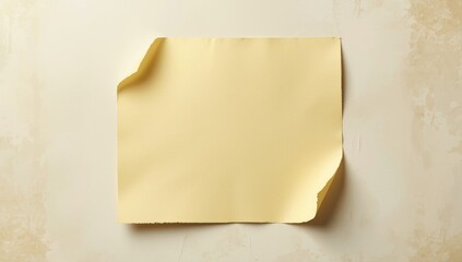 Weathered old paper texture in pale yellow tones, ideal as a background for retro-style layouts