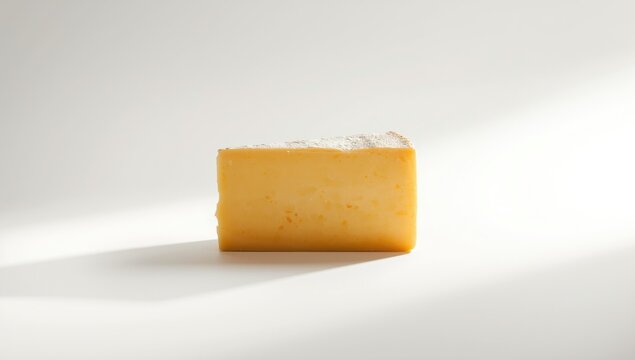 Close-up of Tilsiter cheese slice showing its texture and color, used as a food ingredient