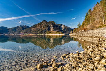 Doppelter Herzogstand _ Spiegelung im Walchensee