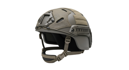 Tactical Combat Helmet on Black Background military