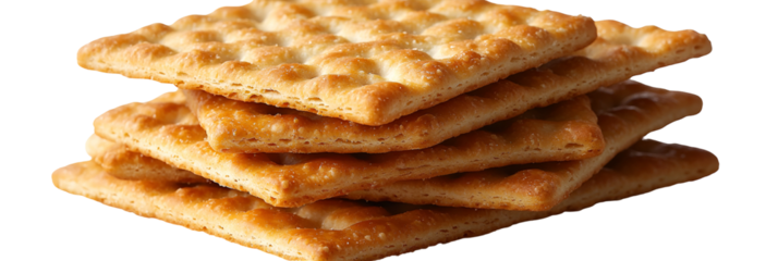 Stacked waffles on transparent background