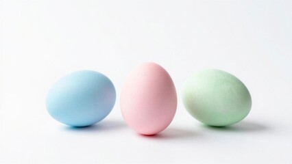 Colorful Pastel Easter Eggs Arrangement