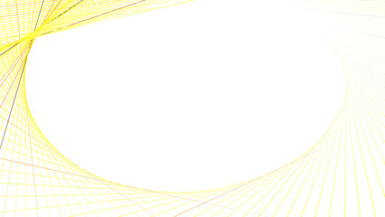 Gold Elegant Geometric Lines with Text Space on Transparent Background