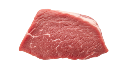 Raw Beef Steak With Marbling Isolated meat marbled