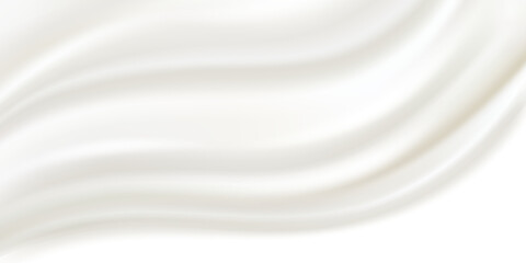 Glossy sugary flow drip.