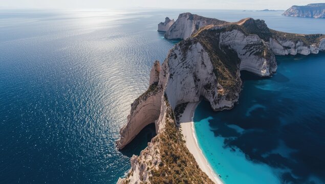 Greek Ionian islands featuring rocky shores and clear waters for tourism promotion