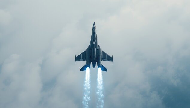 Single image of a jetpack with fire from a side angle, focusing on propulsion technology