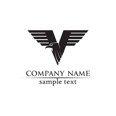  V letters business logo and symbols template