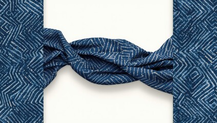 Blue denim material with continuous pattern, ideal for fashion or textile layout, Earth Day