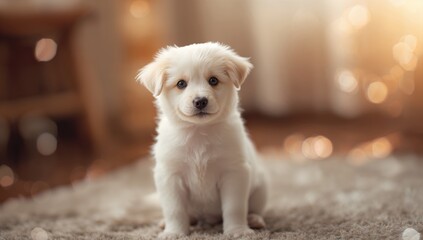 Bangkaew puppy dog lying on neutral surface, intended for canine breed identification and training materials