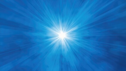 White flash against a blue background serving as a digital interface element, enhancing user focus