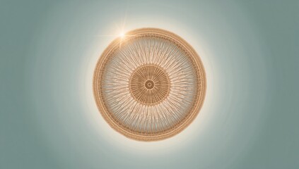 Iris root shown at cellular level, highlighting botanical features for scientific study