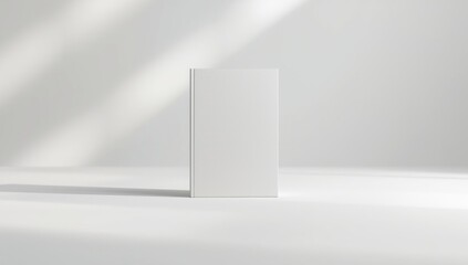 White book mockup used as a clean, neutral background for editorial or presentation purposes
