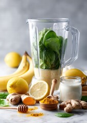 Fototapeta premium Diet and detox concept focusing on metabolic reset and body cleansing process.