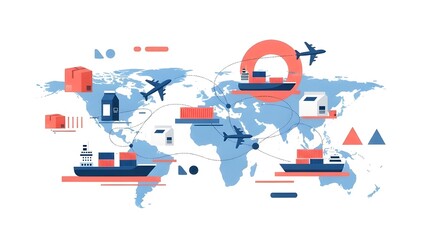 vector illustration of modern infographic