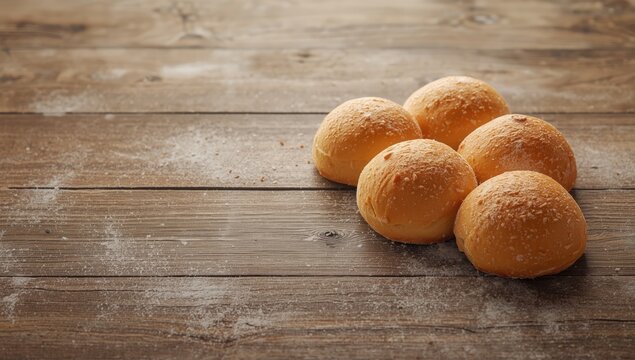 Plain bread buns cooling after baking, highlighting bakery techniques and dough handling