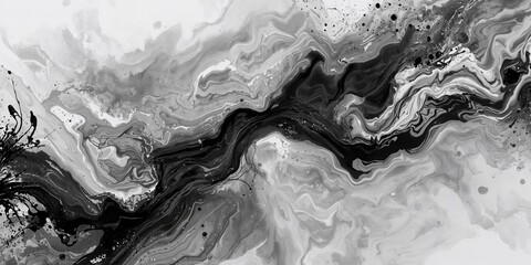 Monochrome abstract pattern, ideal for creating textured backgrounds or graphic layouts, focusing on visual harmony