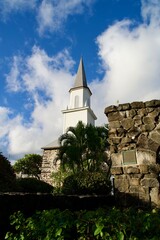 Blue Sky and Mokuaikaua Church