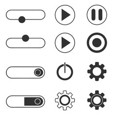Control icons set