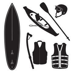 Kayaking and safety equipment