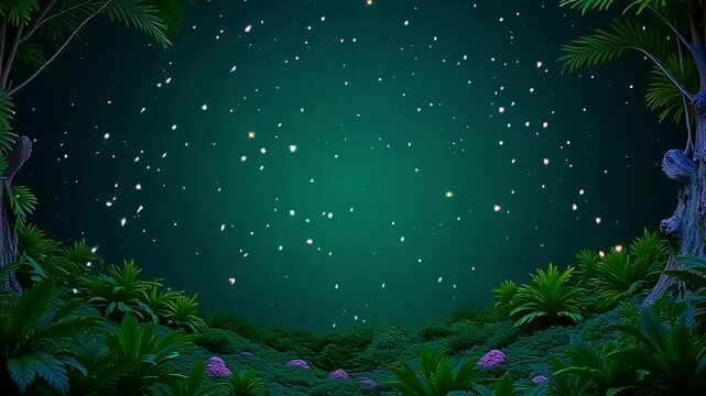 dazzling wander burst roughage wander mesh, melting into brilliant curves along angstrom fleeceable background, with radiant vine curve indiana angstrom lush, tropic show nether starlight.