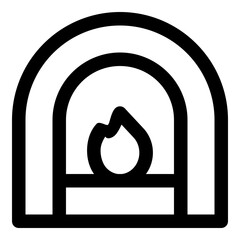 fireplace icon