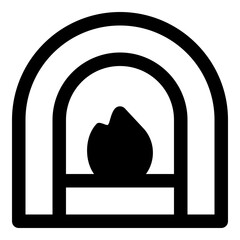 fireplace icon