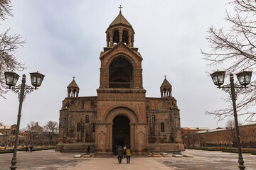 The cathedral. Etchmidzin.