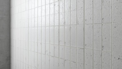 Decorative tile wall with textured pattern functioning as a backdrop for editorial headers or visual layouts