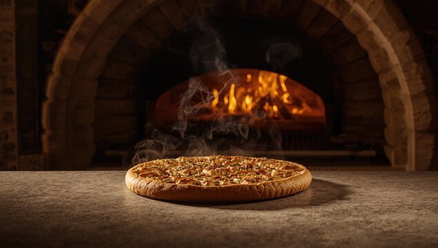 Arabic traditional food Manakish prepared with gas oven, highlighting baking efficiency and safety protocols