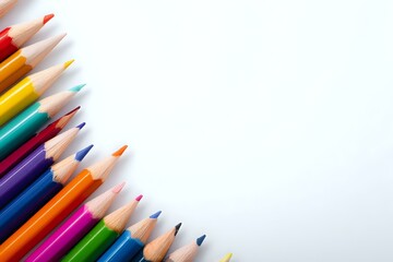 Creative Burst: Cropped Pencils in Negative Space