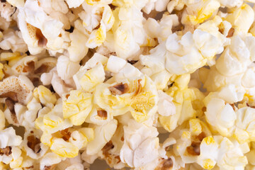 Popcorn pile texture background