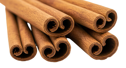 Stack of Cinnamon Sticks on Black Background Keywords: cinnamon, sticks, spice, ingredient