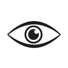 Minimalist Eye Icon for Visual Communication