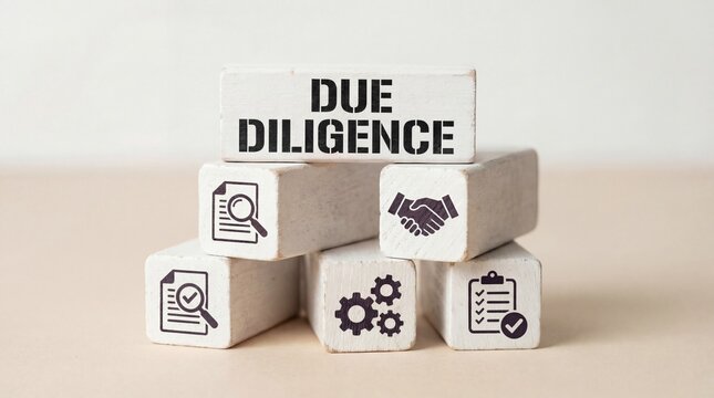 Corporate due diligence process framework for business acquisitions mergers and partnerships requiring thorough investigation verification and risk assessment procedures