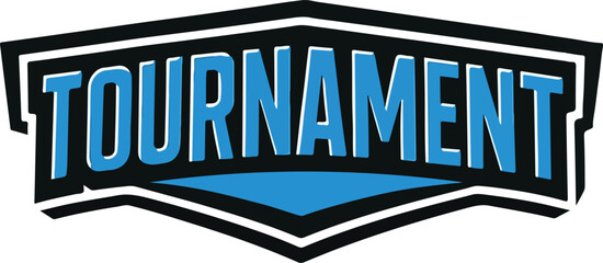 Tournament text vector transparent
