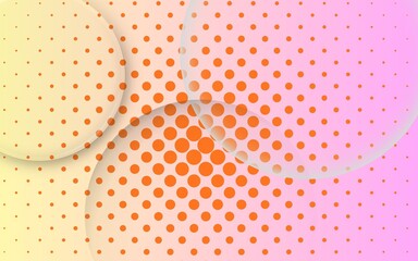Seamless abstract vector background featuring a vintage pink polka dot pattern 