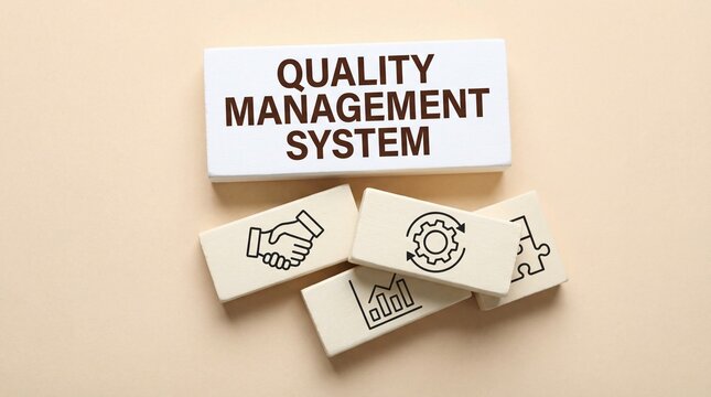 Organizational quality management system framework ensuring product excellence service standards and continuous improvement through systematic processes and performance metrics