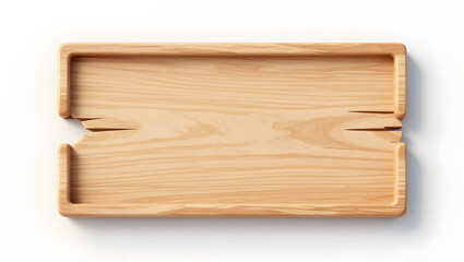 Wooden Rectangular Bread Board
